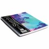 Ucreate Fashion Poly Sketch Book, Watercolor Splash, Unruled, 12in. x 9in., 3PK P38038